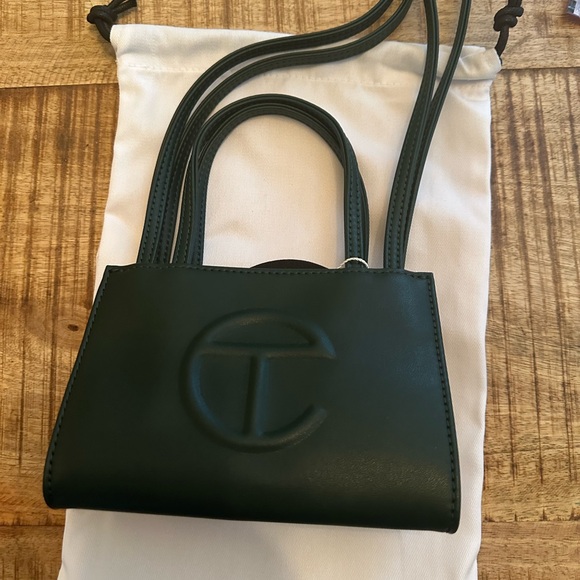 Telfar Handbags - Telfar small shopping bag olive green